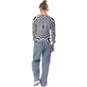 Spider Web Hypnotic Kids  Cuff Sleeve Top View2