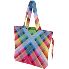 Graphics Colorful Colors Wallpaper Graphic Design Drawstring Tote Bag by Amaryn4rt