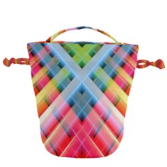 Graphics Colorful Colors Wallpaper Graphic Design Drawstring Bucket Bag by Amaryn4rt