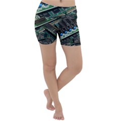 Computer Ram Tech - Lightweight Velour Yoga Shorts by Amaryn4rt
