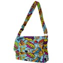 Comic Elements Colorful Seamless Pattern Full Print Messenger Bag (L) View1