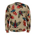Tattoos Colorful Seamless Pattern Men s Sweatshirt View1