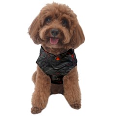 Volcanic Lava Background Effect Dog Sweater by Simbadda