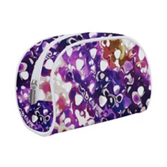 Paint Texture Purple Watercolor Make Up Case (small) by Simbadda