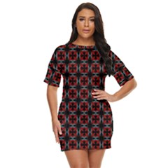 Pattern Design Artistic Decor Just Threw It On Dress by Celenk