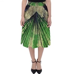 Acrylic Abstract Art Design  Classic Midi Skirt by Rbudhiya