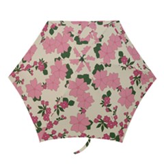Floral Vintage Flowers Mini Folding Umbrellas by Dutashop