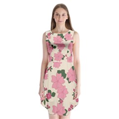 Floral Vintage Flowers Sleeveless Chiffon Dress   by Dutashop