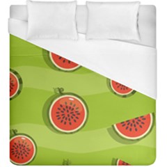 Seamless-background-with-watermelon-slices Duvet Cover (king Size) by uniart180623