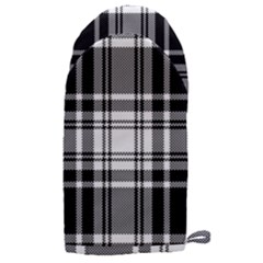 Pixel-background-design-modern-seamless-pattern-plaid-square-texture-fabric-tartan-scottish-textile- Microwave Oven Glove by uniart180623