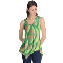 Beautiful-peacock Sleeveless Tunic by uniart180623