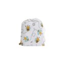 Bee Art Pattern Design Wallpaper Background Print Drawstring Pouch (XS) View1