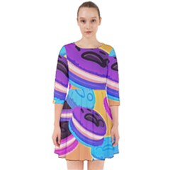 Cookies Chocolate Cookies Sweets Snacks Baked Goods Food Smock Dress by uniart180623