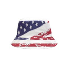 Flag Usa Unite Stated America Inside Out Bucket Hat (kids) by uniart180623