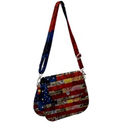 Usa Flag United States Saddle Handbag by uniart180623