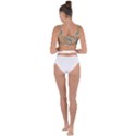 World Map Travel Pattern Architecture Bandaged Up Bikini Top View2