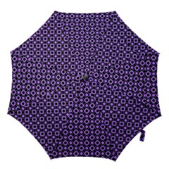 Mazipoodles Purple Donuts Polka Dot  Hook Handle Umbrellas (large) by Mazipoodles