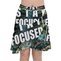Stay Focused Focus Success Inspiration Motivational Chiffon Wrap Front Skirt View1