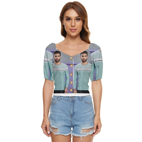 Img-20230610-wa0083 Button Up Blouse by Yogistores