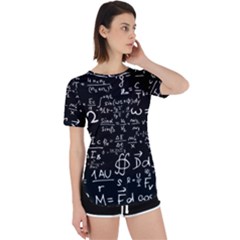 E=mc2 Text Science Albert Einstein Formula Mathematics Physics Perpetual Short Sleeve T-shirt by uniart180623