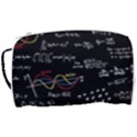 Black Background With Text Overlay Mathematics Formula Board Toiletries Pouch View3