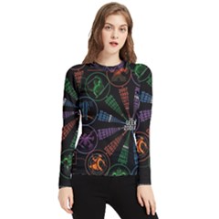 Zodiac Geek Women s Long Sleeve Rash Guard by uniart180623