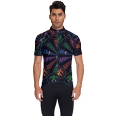 Zodiac Geek Men s Short Sleeve Cycling Jersey by uniart180623