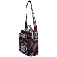 Flower Fractal Art Cool Petal Abstract Crossbody Day Bag by uniart180623