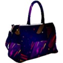 Colorful Abstract Background Creative Digital Art Colorful Geometric Artwork Duffel Travel Bag View2