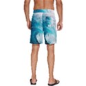 Tsunami Big Blue Wave Ocean Waves Water Men s Beach Shorts View4
