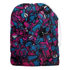 Grafitti Graffiti Abstract Artwork Digital Drawstring Pouch (3xl) by uniart180623