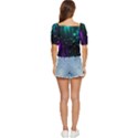 Abstract Building City 3d Button up blouse View4