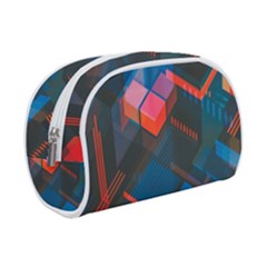 Minimalist Abstract Shaping Abstract Digital Art Make Up Case (small) by uniart180623