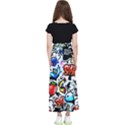 Graffiti Art Cartoon Comic Kids  Flared Maxi Skirt View2