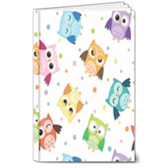 Owl Bird 8  X 10  Hardcover Notebook by uniart180623