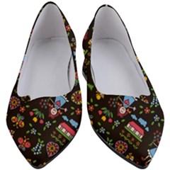 Cartoon Texture Women s Block Heels  by uniart180623