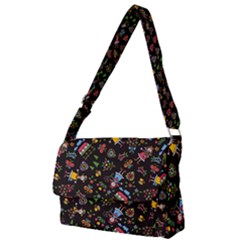Cartoon Texture Full Print Messenger Bag (l) by uniart180623