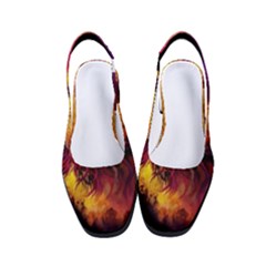 Phoenix Bird Women s Classic Slingback Heels by uniart180623