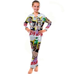 G Is For Gaslight Funny Dance1-01 Kids  Satin Long Sleeve Pajamas Set by shoopshirt