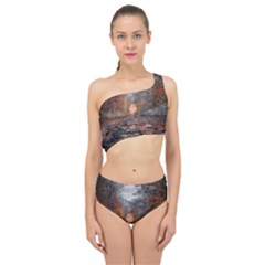 Breathe In Nature Background Spliced Up Two Piece Swimsuit by artworkshop