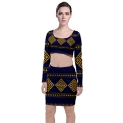 Abstract Antique Architecture Art Artistic Artwork Top And Skirt Sets by Simbadda