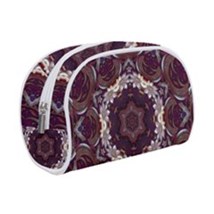 Rosette Kaleidoscope Mosaic Abstract Background Make Up Case (small) by Simbadda