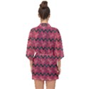Background Pattern Structure Half Sleeve Chiffon Kimono View2