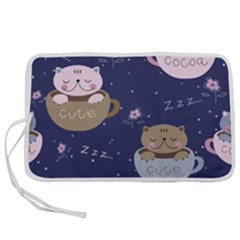 Cute Kittens Sleep Sweetly Mugs Pen Storage Case (s) by Simbadda