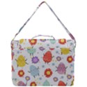 Easter Seamless Pattern With Cute Eggs Flowers Box Up Messenger Bag View3