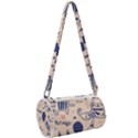 Cute Cats Doodle Seamless Pattern With Funny Characters Mini Cylinder Bag View2