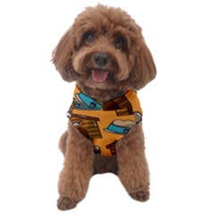 Pet House Bowl Food Seamless Pattern Dog Sweater by Simbadda