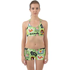 Seamless-pattern-with-wildlife-animals-cartoon Back Web Gym Set by Simbadda
