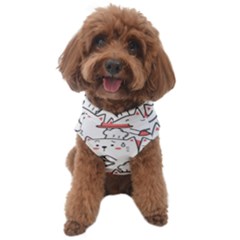 Cute-cat-chef-cooking-seamless-pattern-cartoon Dog Sweater by Simbadda