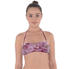 Cherry-blossoms Tie Back Bikini Top by Excel